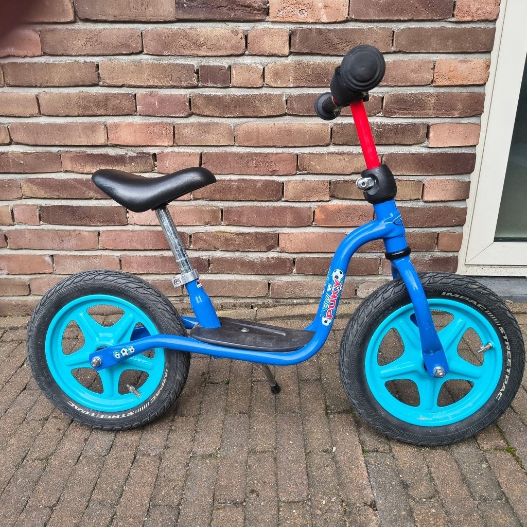 PUKY loopfiets blauw met luchtbanden, Enlèvement, Utilisé, Vélo d'équilibre