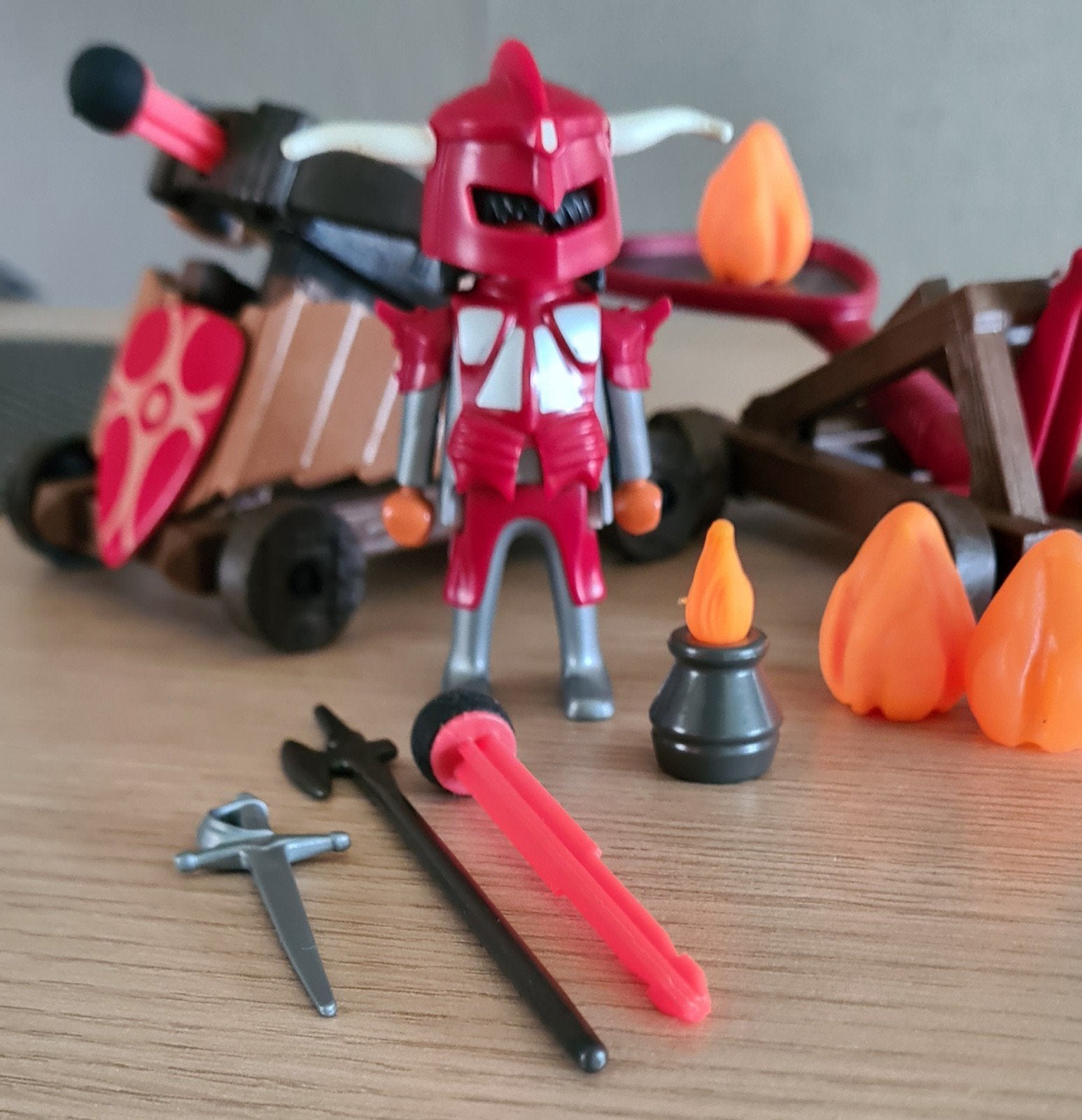 Playmobil mâle avec flèche et lance-feu, Collections, Enlèvement