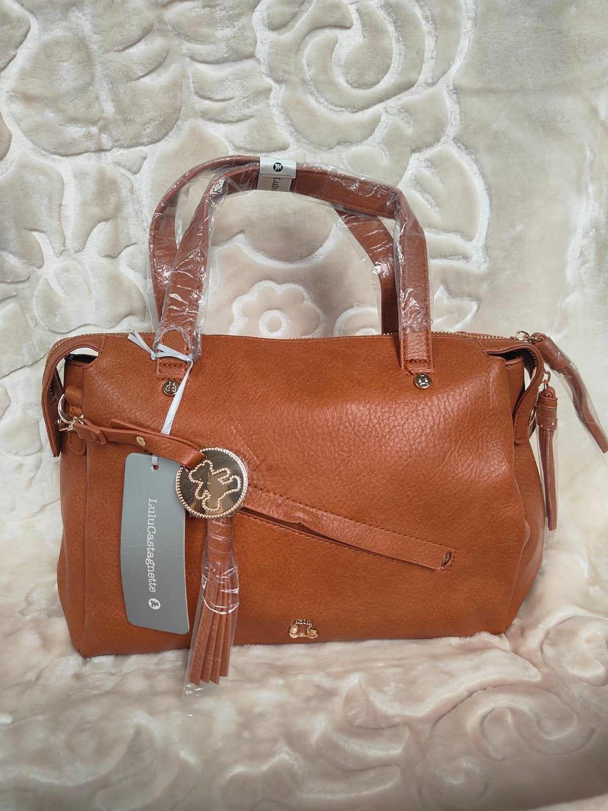 Sac à main Lulu Castagnette - Camel (Neuf avec étiquette), Enlèvement ou Envoi, Neuf, Brun, Sac à main