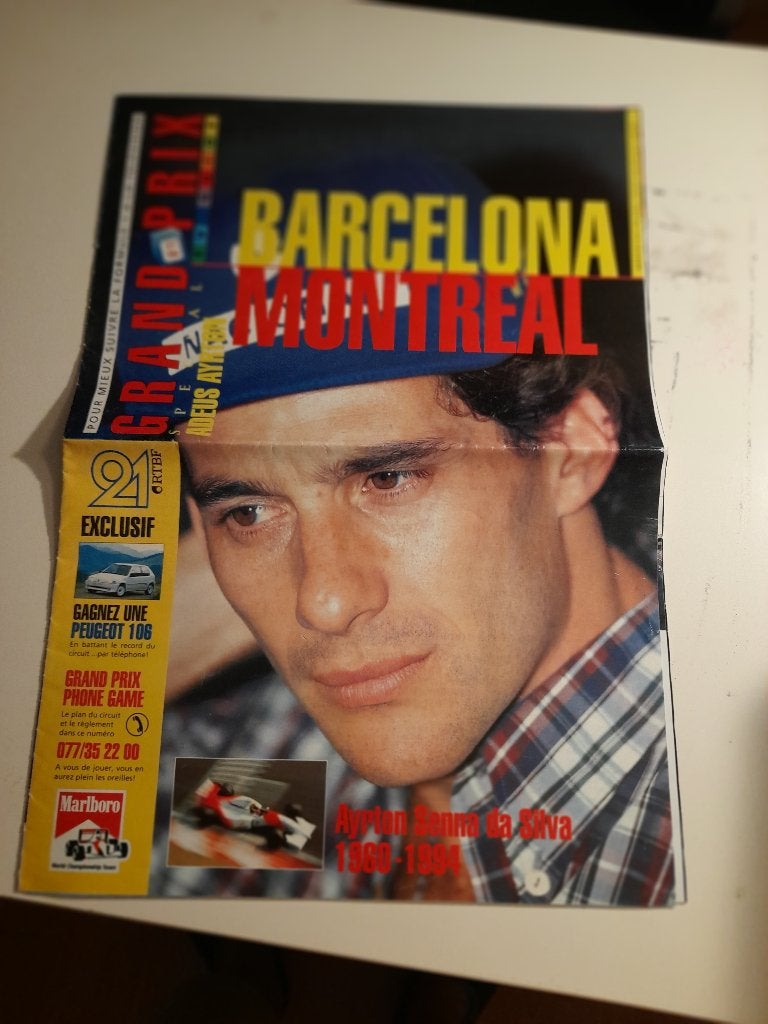 Mensuel n3 RTBF - Adieu à Ayrton Senna, Enlèvement ou Envoi, Utilisé, TV, Autres types