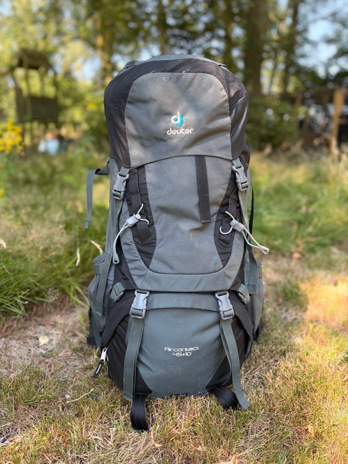 Deuter Aircontact 45+10 – trekkingrugzak – zeer goede staat, Ophalen, Gebruikt, Rugzak