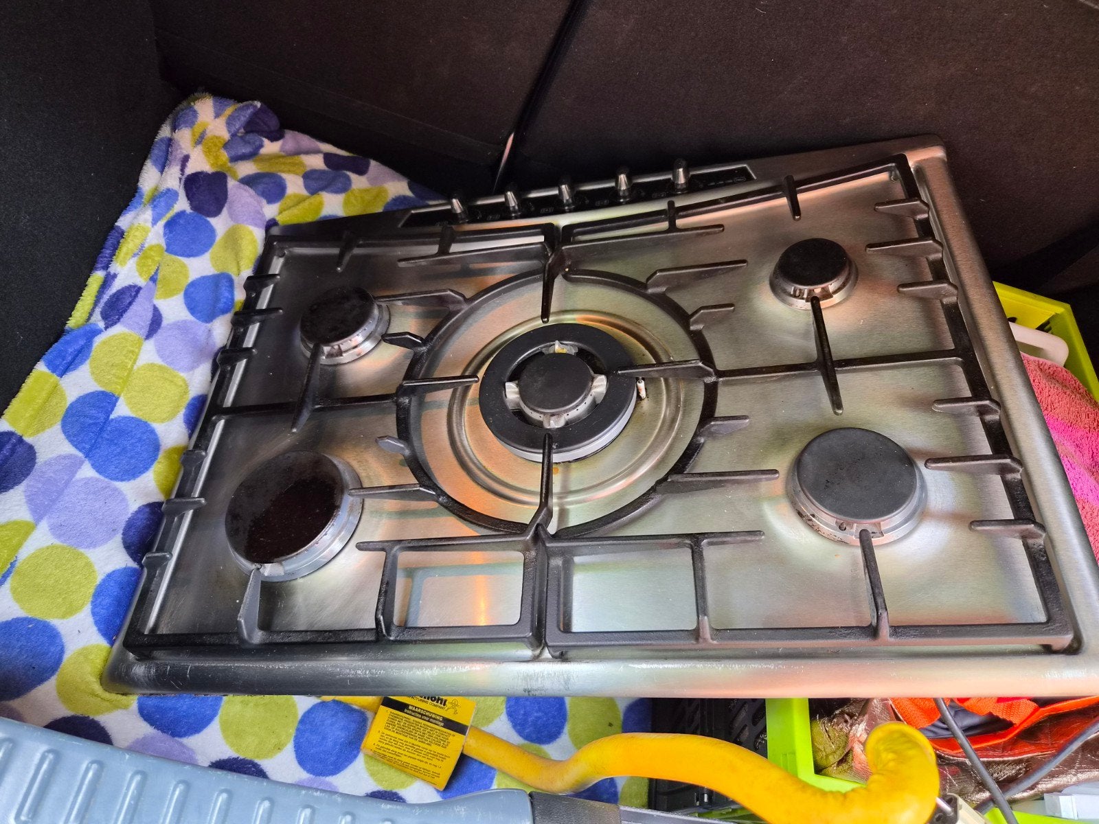 gas fornuis 5 branders, Ophalen, Gebruikt, Inbouw, Gas