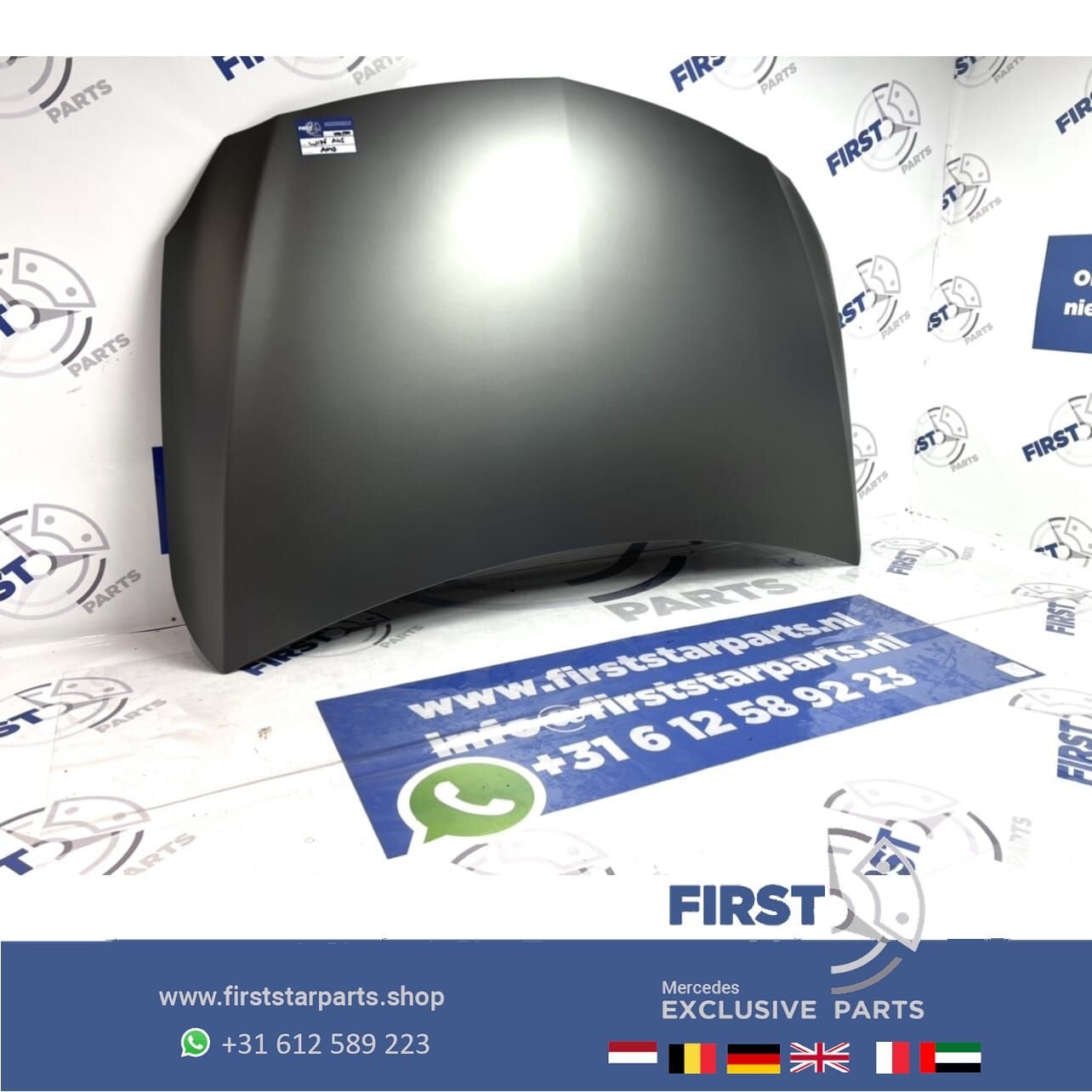 W176 motorkap Mercedes A Klasse 2012-2018 origineel wit zwar, Utilisé, -, Capot moteur, Avant