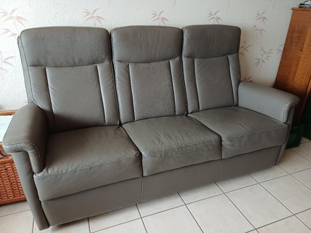 Salon, Enlèvement, Comme neuf, Cuir