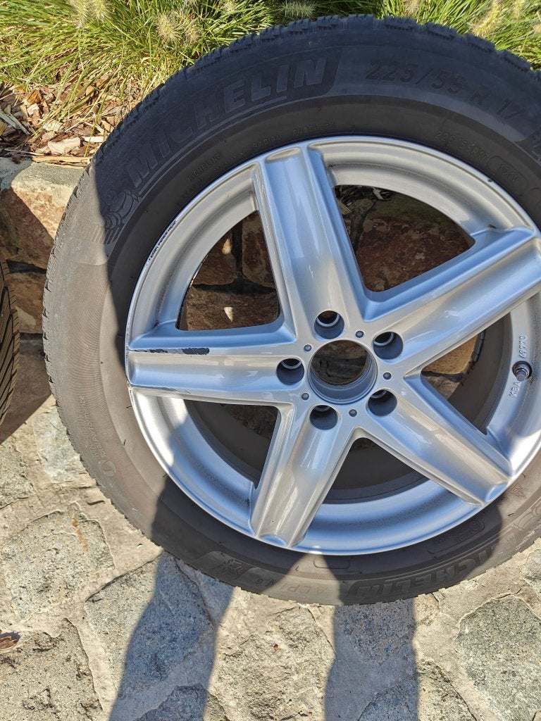 Set alu velgen + winterbanden, Auto-onderdelen, Ophalen, Gebruikt, Velg(en), 17 inch
