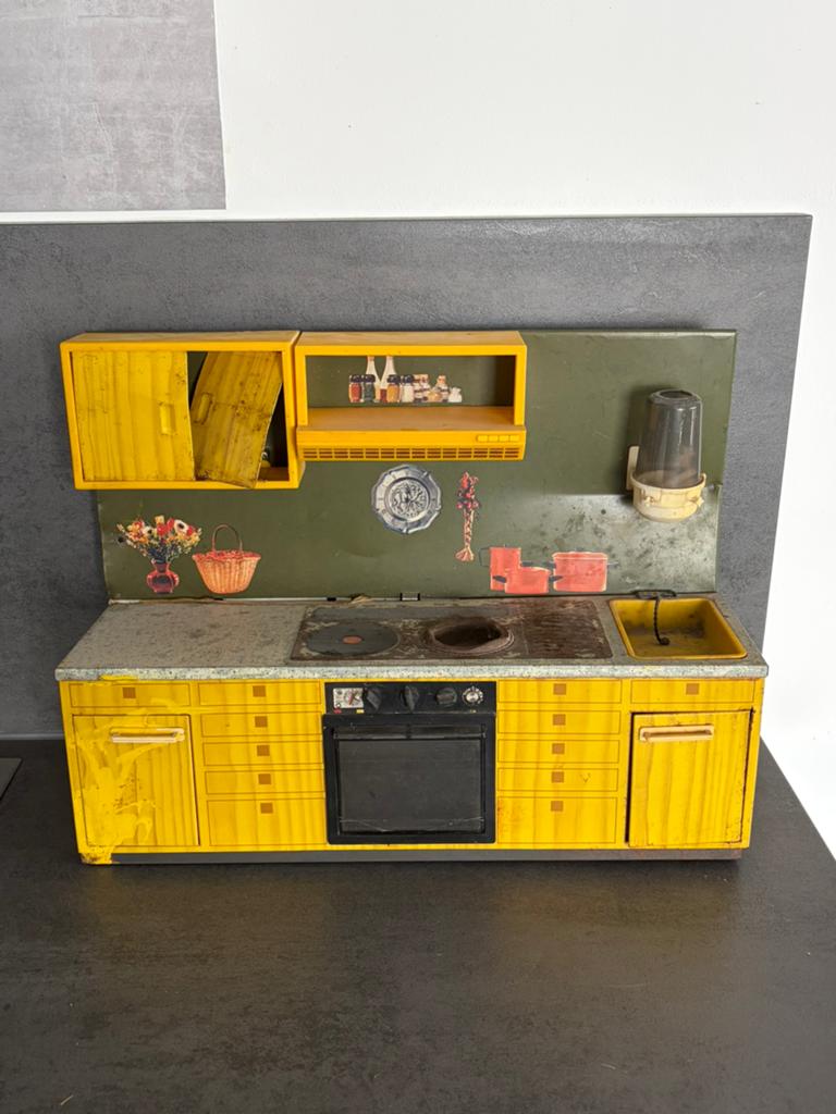 Cuisine vintage 60 jouet métal, Enlèvement, Utilisé