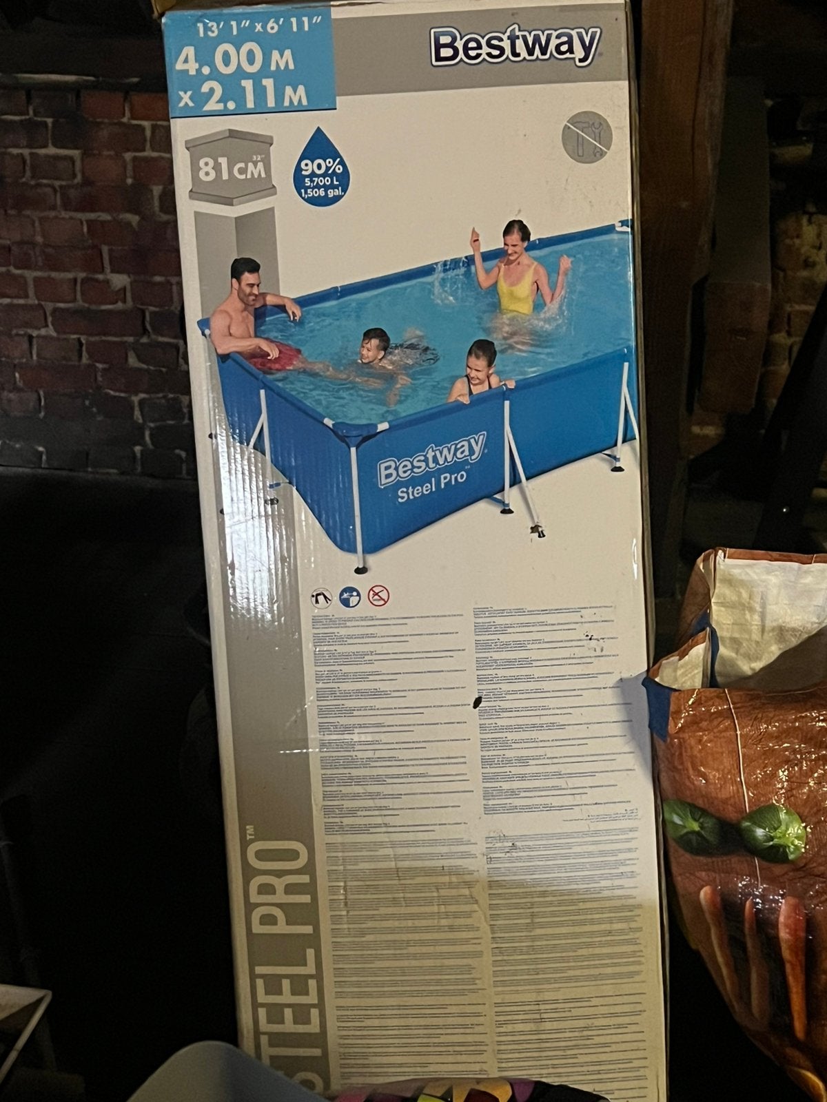 Bestway zwembad, Jardin & Terrasse, Piscines, Enlèvement, Utilisé, Piscines hors sol