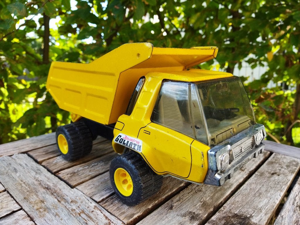Joustra Goliath Camion benne métal années 70-80, Enlèvement ou Envoi, Utilisé