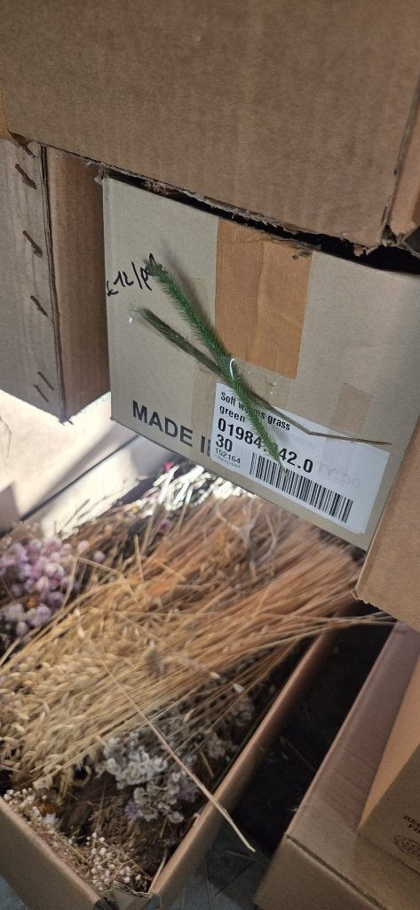Droogbloemen stock opkoop, Ophalen, Nieuw