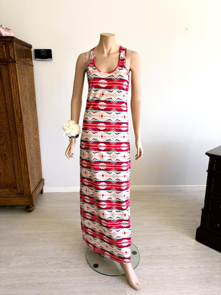 Catwalk Junkie maxidress met tribal print – stretch – maat M, Kleding | Dames, Jurken, Maat 38/40 (M), Overige kleuren, Verzenden