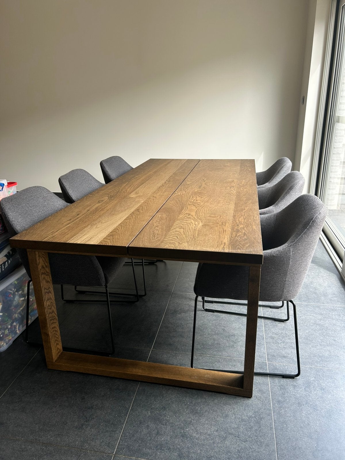 Eettafel met 6 stoelen, Huis en Inrichting, Ophalen, Zo goed als nieuw