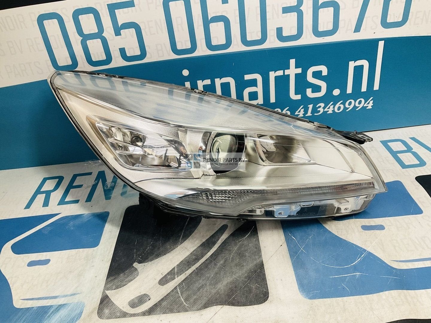 Koplamp Ford Kuga 2 Rechts Led CV4413D154AK Origineel 2-J53-, Gebruikt, -, -, 6 maanden garantie