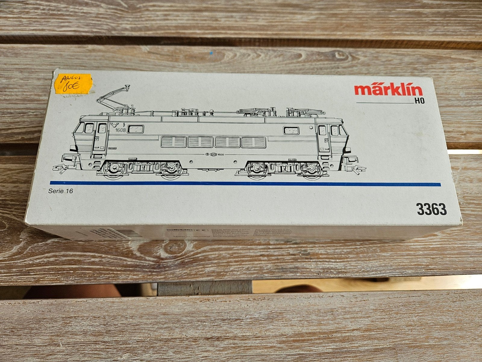 Hle 1608 SNCB/NMBS Märklin 3363, Analogique, Enlèvement ou Envoi, Courant alternatif, Utilisé