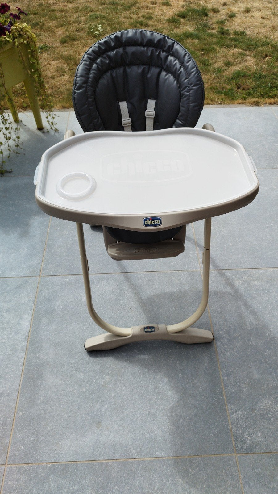 chaise haute Chicco, Enlèvement, Utilisé, Chaise pliante, Plateau amovible