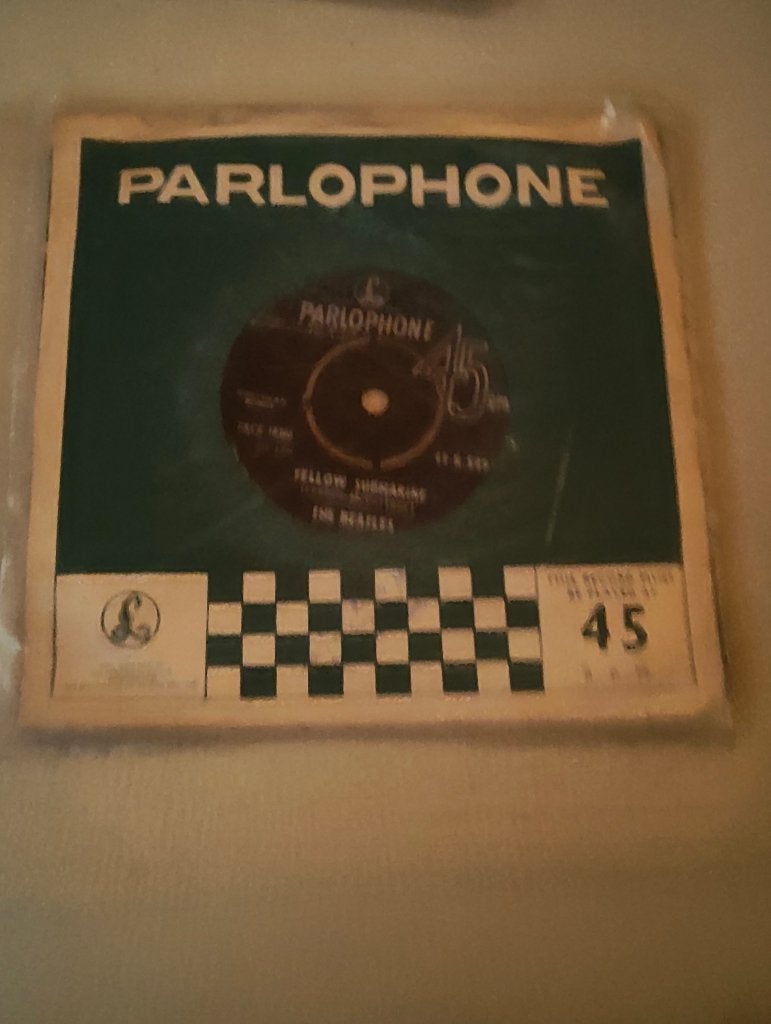 Single van The Beatles, Cd's en Dvd's, Vinyl Singles, Gebruikt, 7 inch, Ophalen of Verzenden, Rock en Metal