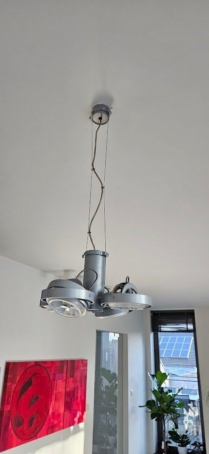 Pendellamp met 4 ledspots, LED, Spot encastrable ou Spot mural, Comme neuf, Enlèvement