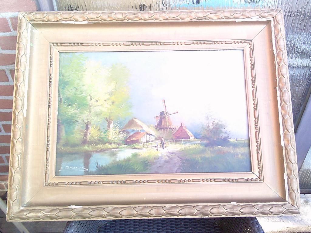schilderij op paneel, Ophalen
