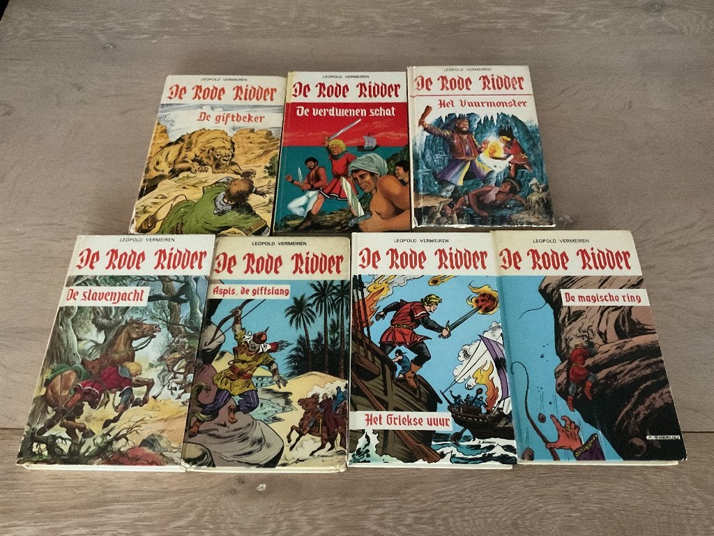 De rode ridder boeken Leopold Vermeiren, Boeken, Gelezen, Vermeiren Leopold, Ophalen of Verzenden, Fictie