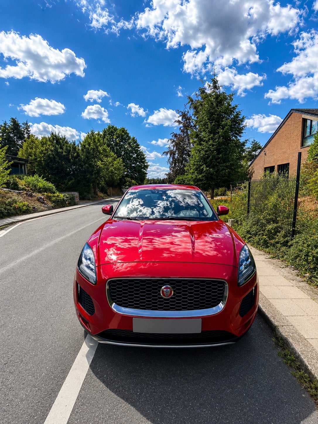 Jaguar E-Pace rouhe, Autos, Jaguar, Rouge, Euro 6, Boîte manuelle, Noir