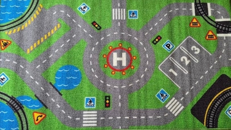 Tapis jeu voiture Ikea STORABO, Enfants & Bébés, Enlèvement, Neuf