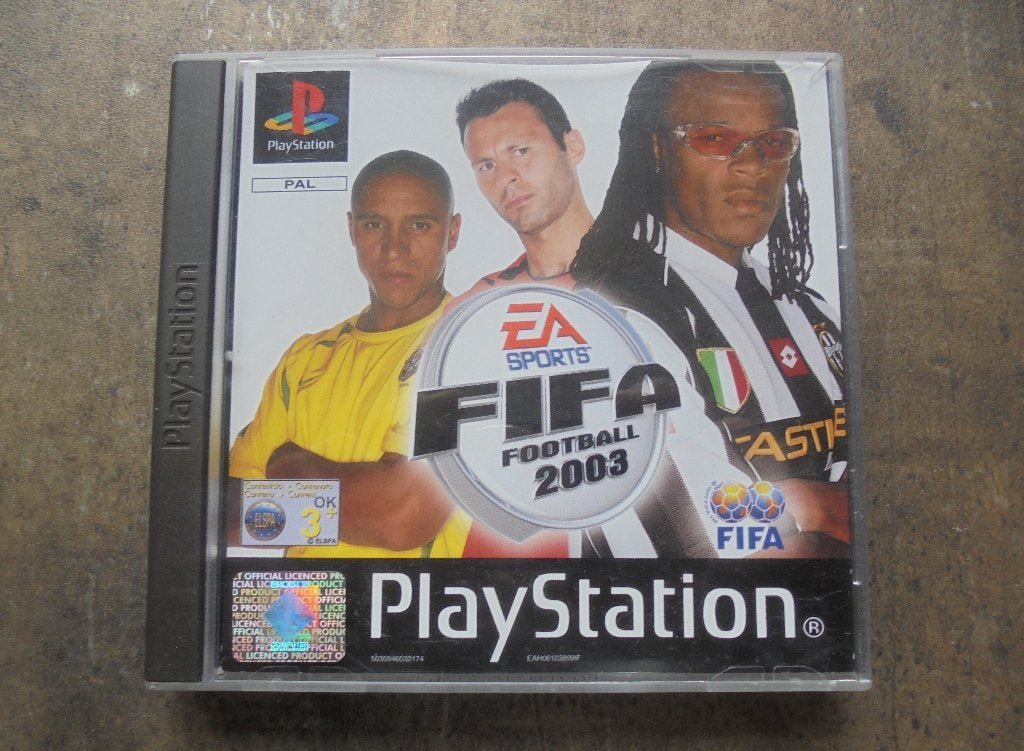 FIFA Football 2003 voor PS1 (zie foto's), Games en Spelcomputers, Games | Sony PlayStation 1, Gebruikt, 1 speler, Ophalen of Verzenden
