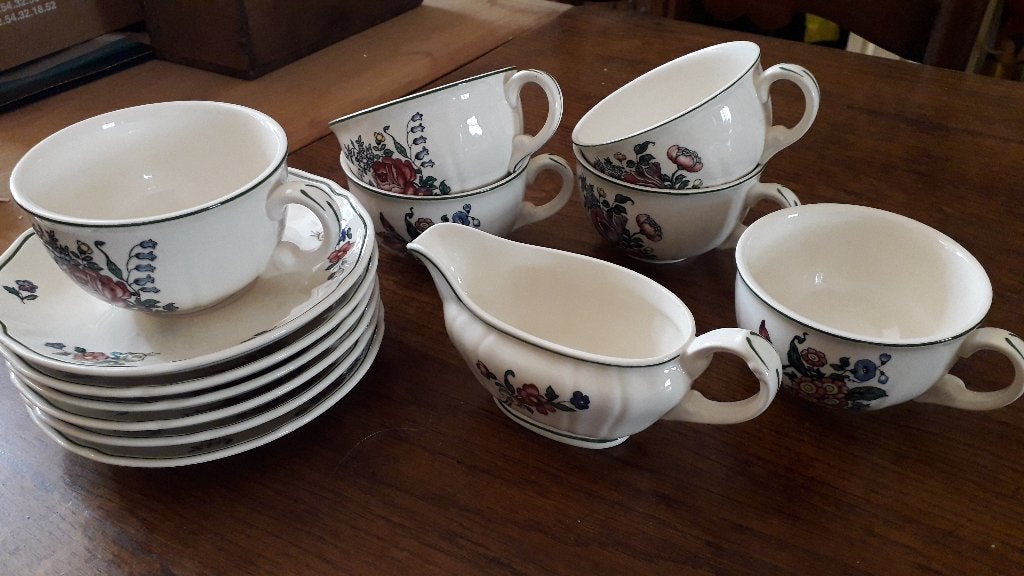 Villeroy&Boch Vieux Strasbourg - Tasses de thé, Maison & Meubles, Villeroy & Boch, Céramique, Enlèvement, Utilisé
