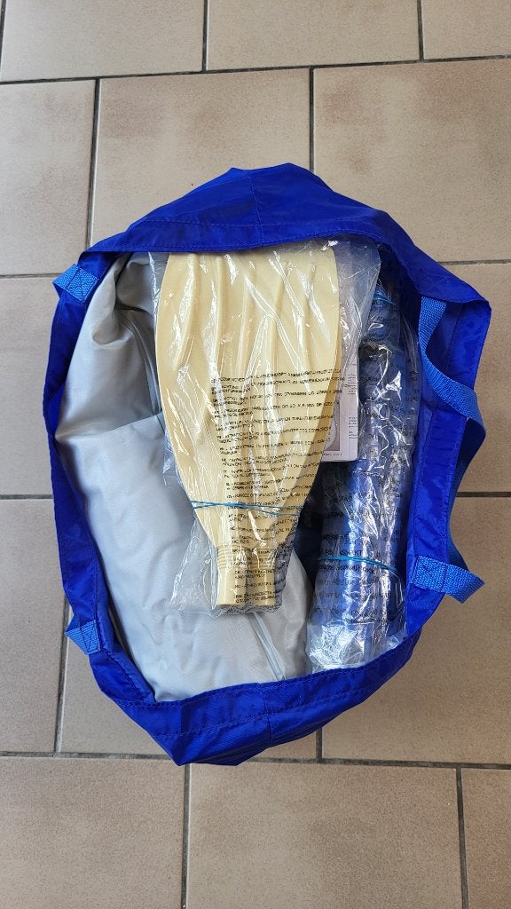 Opblaasbare roeiboot, Ophalen, 2 m, 1 m, Zo goed als nieuw