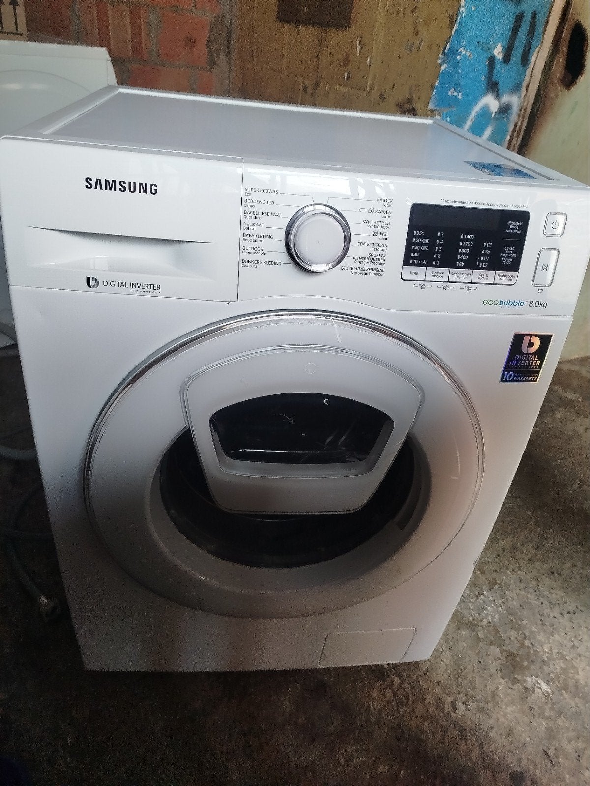 machine a laver Samsung 8kg, Electroménager, 1200 à 1600 tours, Reconditionné, Enlèvement, Programme de lavage laine
