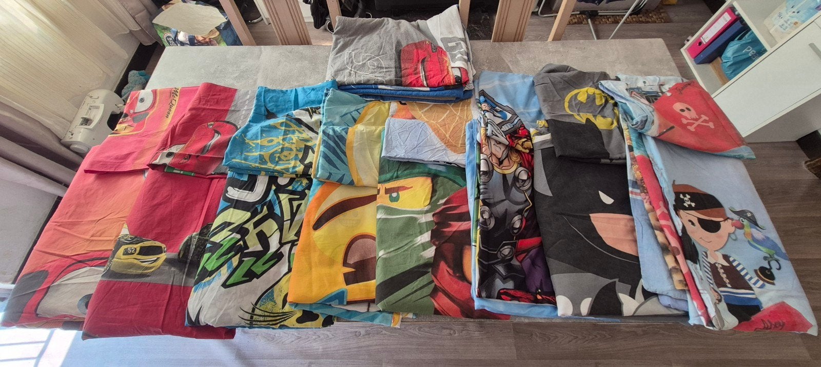 Parure de lit pour enfant. 8€ la parure ou 35€ le lot., Enlèvement, Oreiller