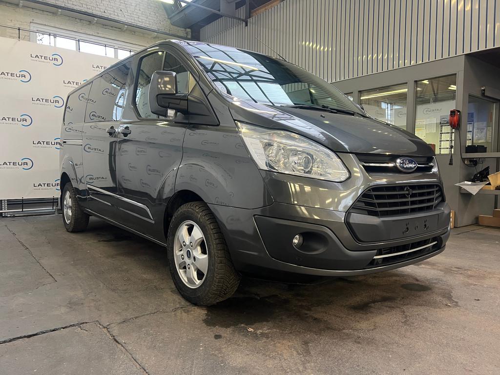 Ford Transit Custom Dubbele Cabine Limited L2H1 130pk M6, Argent ou Gris, Achat, Boîte manuelle, 2800 kg