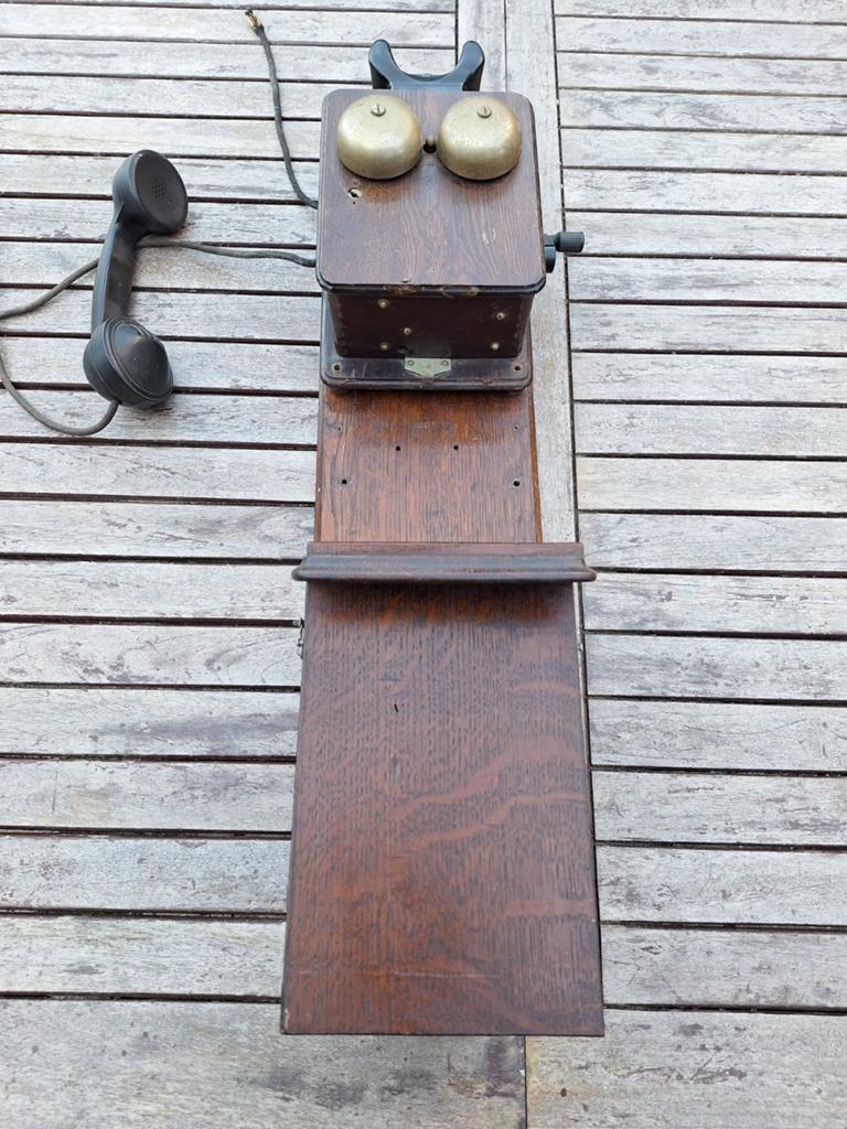 Ancien téléphone mural, Antiquités & Art, Curiosités & Brocante, Enlèvement