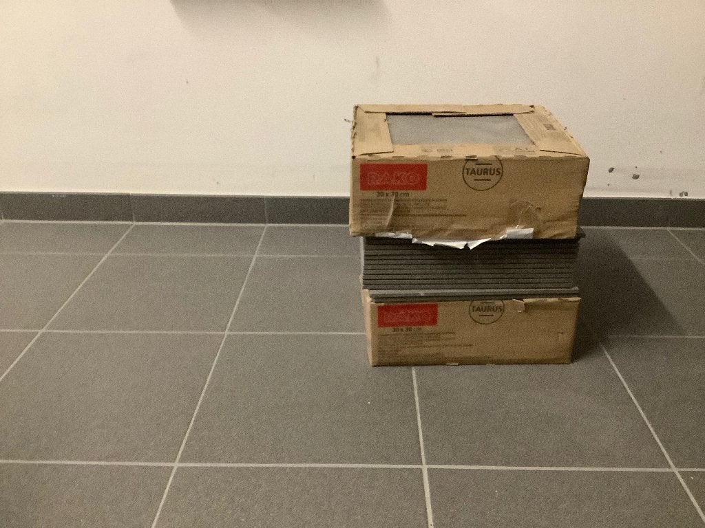Carrelage de sol en céramique grise, Neuf, 20 à 40 cm, Carrelage de sol, Céramique