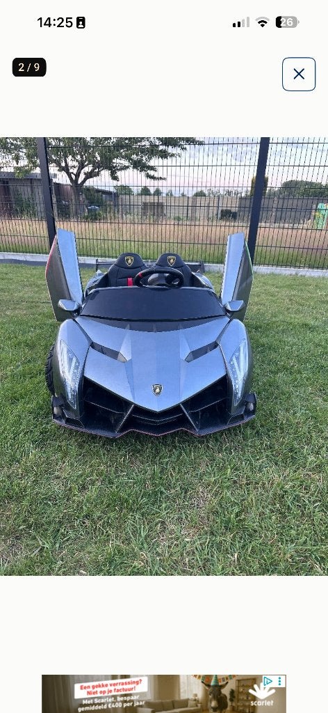 Elektrische Kinderauto 24V – Lamborghini, Kinderen en Baby's, Gebruikt