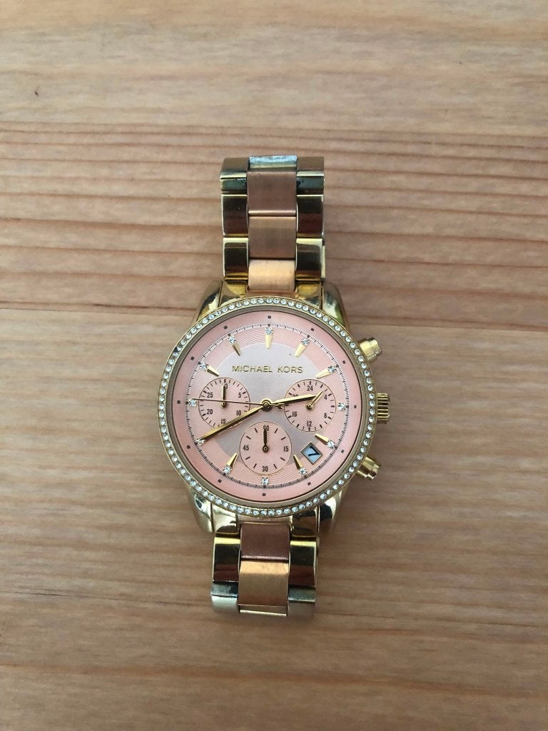 montre michael kors MK6357, Montre-bracelet, Autres marques, Enlèvement ou Envoi, Utilisé