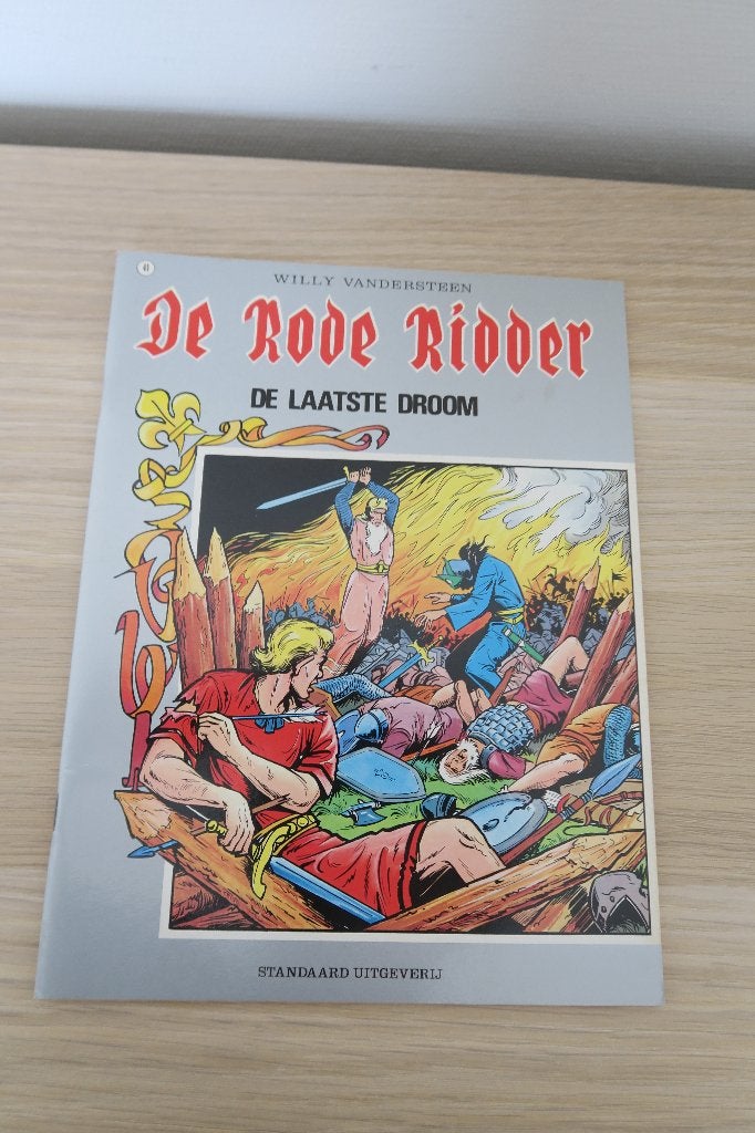 Le Chevalier rouge - Le dernier rêve n 41, Enlèvement ou Envoi, Willy Vandersteen, Une BD, Utilisé