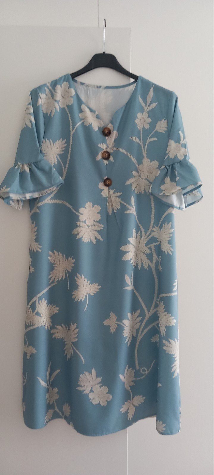 Petrol blauw kleurig dames kleedje, maat S., Kleding | Dames, Overige Dameskleding, Geen merk, Ophalen, Nieuw
