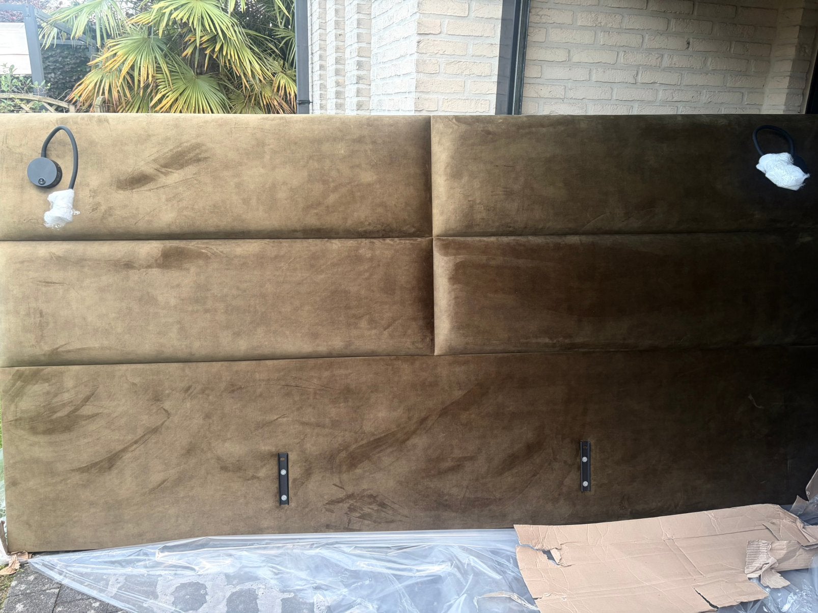 Tete de lit boxspring  jamais utiisé, Maison & Meubles, Chambre à coucher | Lits, Enlèvement, Comme neuf