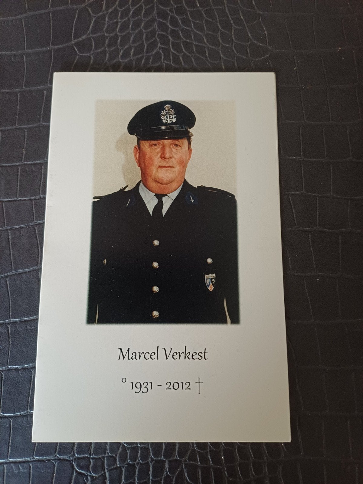 Politie, Verzamelen, Bidprentjes en Rouwkaarten, Ophalen of Verzenden