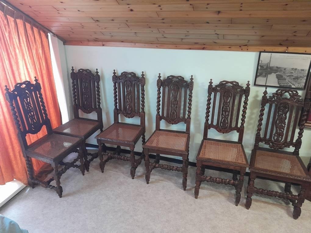 à vendre chaises de chasse françaises anciennes du 19ème, Enlèvement