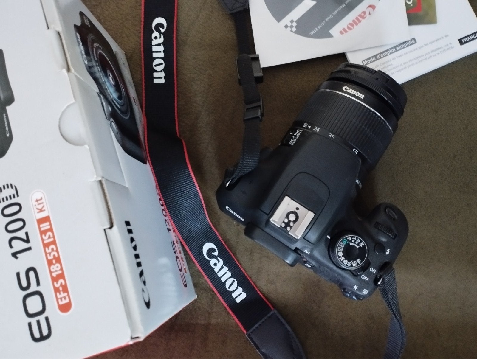 Canon EOS 1200D - 18 MP digitale reflexcamera met Efs 18-55m, Audio, Tv en Foto, Spiegelreflex, Canon, 18 megapixels, Ophalen of Verzenden