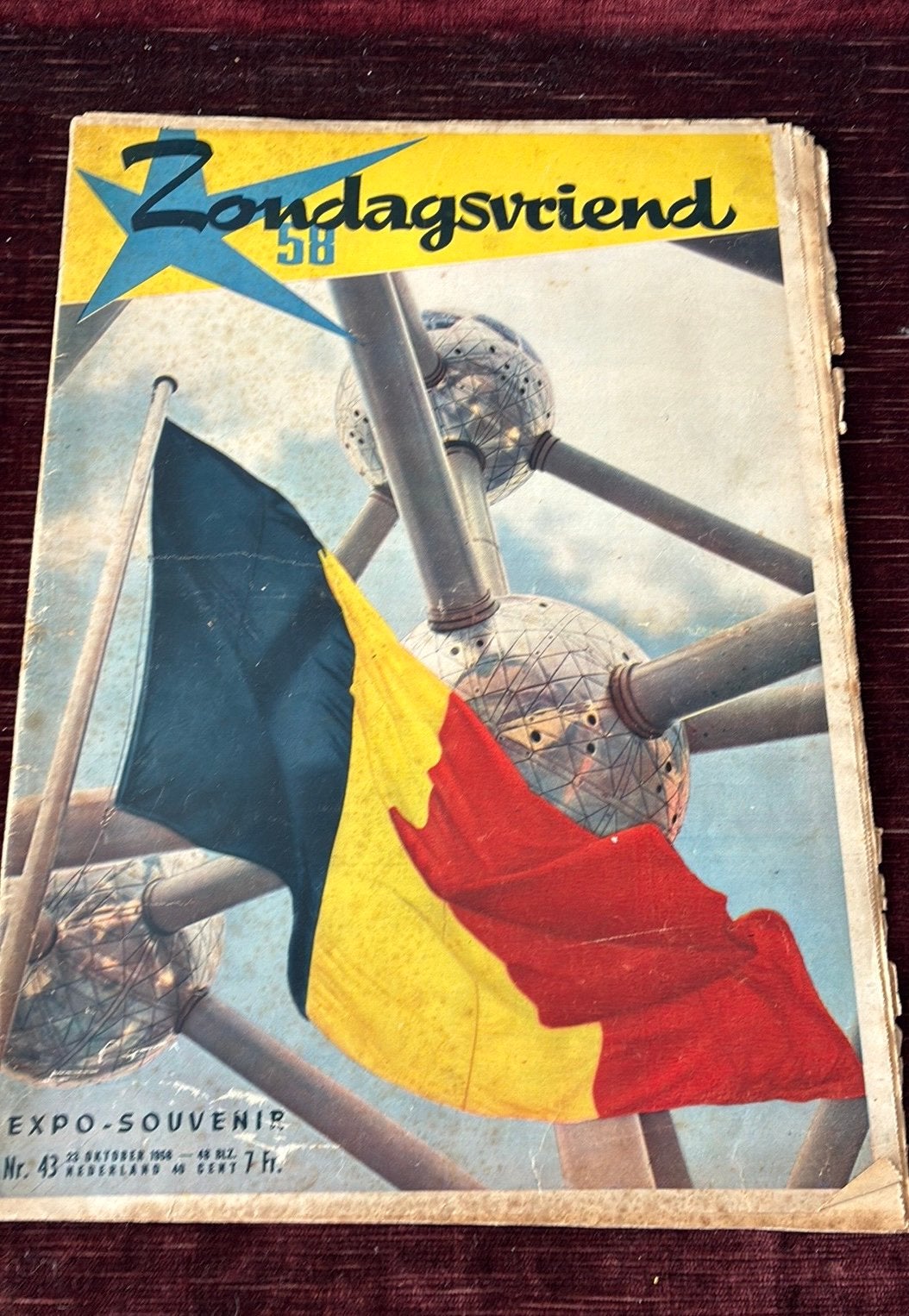 Expo 58. Zondagsvriend, Ophalen