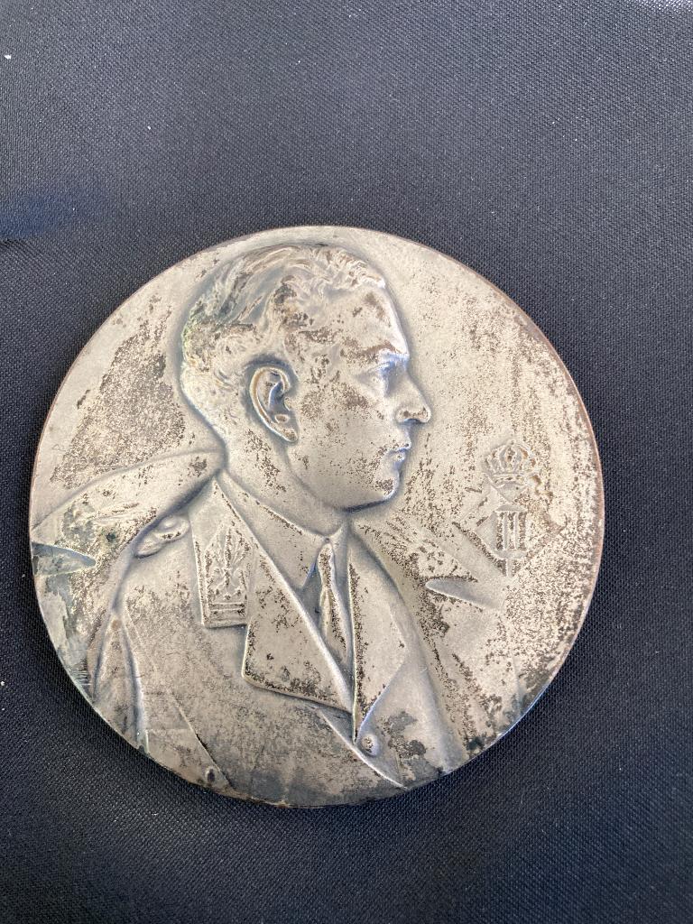Penning Leopold III voor bewezen diensten, Ophalen of Verzenden