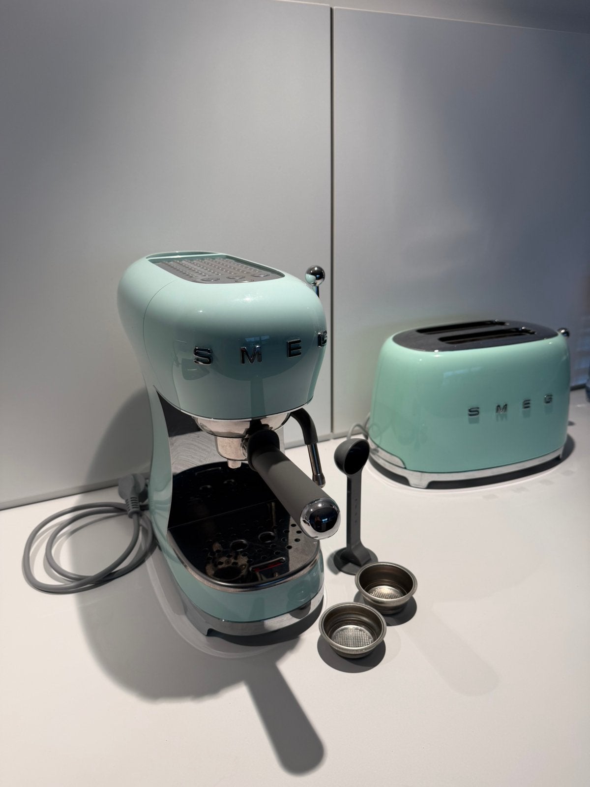 Smegg Espressomachine, Ophalen of Verzenden, Zo goed als nieuw