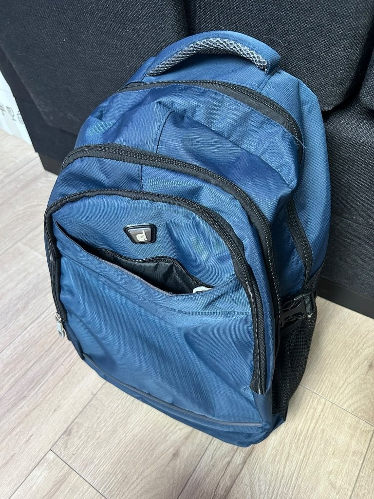 Blauwe Dejuno Backpack, Ophalen of Verzenden, Blauw, Rugzak, Handvat