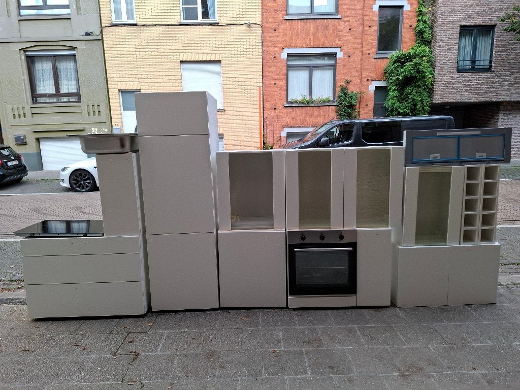 keuken, Ophalen, Wit, Overige typen, Nieuw