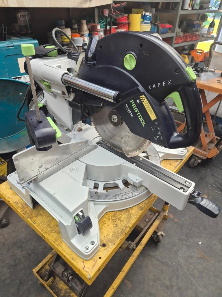 Scie à tronçonner Festool Kapex KS 120 EB, Bricolage & Construction, Outillage | Scies mécaniques, 70 mm ou plus, Comme neuf, Enlèvement