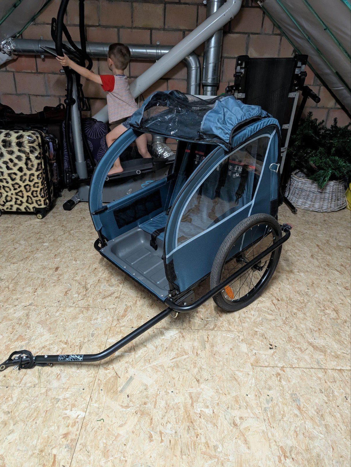 fietskar, Ophalen of Verzenden, Nieuw, Kinderkar, Opvouwbaar