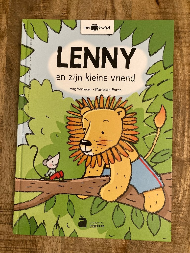 Prentenboek - Lenny en zijn kleine vriend - Leesknuffel, Boeken, Ophalen of Verzenden, Gelezen, Aag Vernelen, Sprookjes