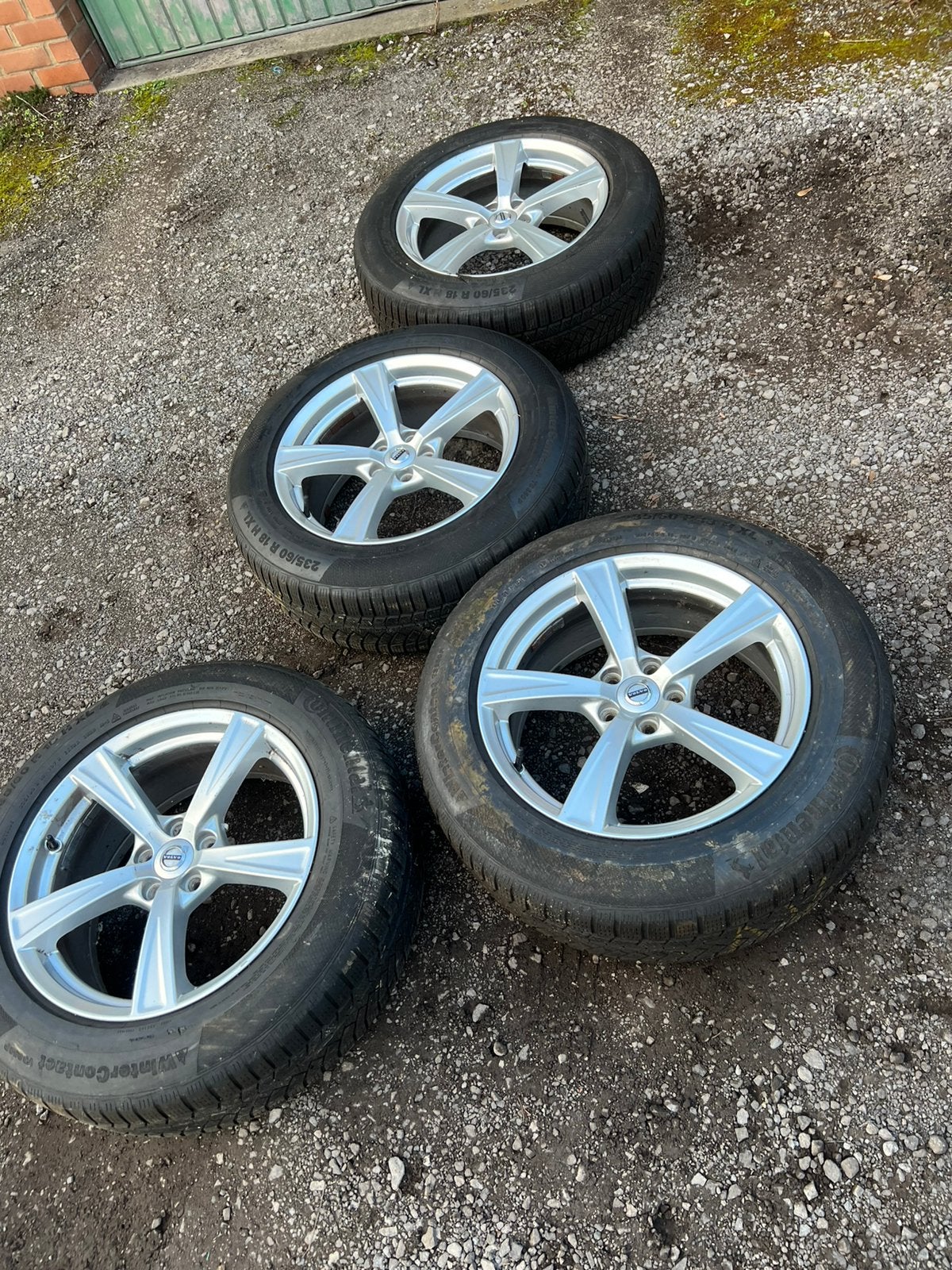 jantes pneus continental 235/60/18 107H pour Volvo XC90 XC60, Pneus et Jantes, Pneus hiver, 18 pouces, Enlèvement