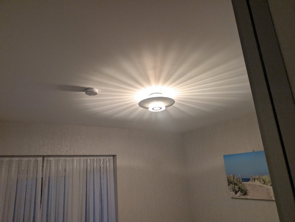 Plafondlamp Flos Moni 1190–1200 – Achille Castiglioni, Huis en Inrichting, Lampen | Plafondlampen, Gebruikt, Plafondlamp, E14 (klein)